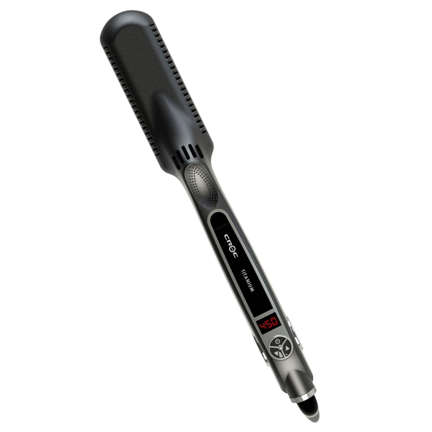 Croc Classic Silver Titanium Flat Iron 1.5"