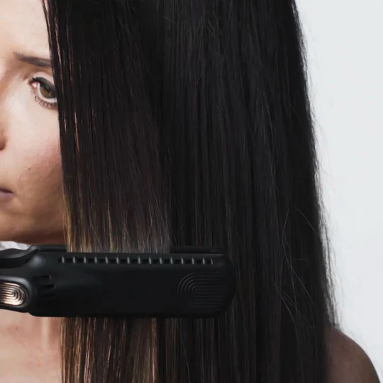 glamorous hair in one pass