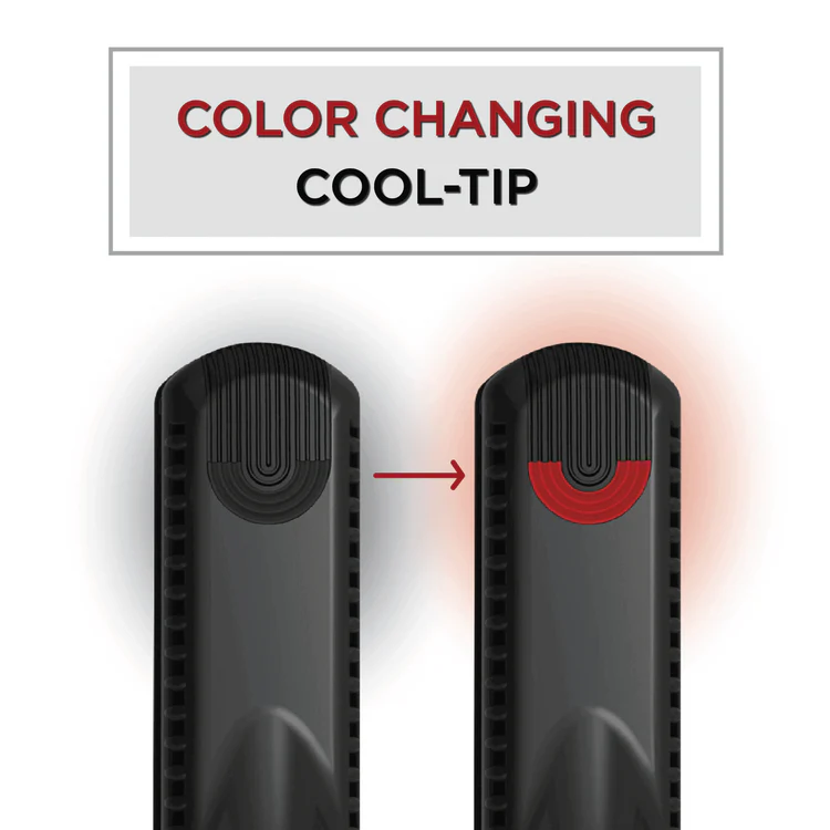 Premium Infrared Black Titanium Flat Iron 1.5"
