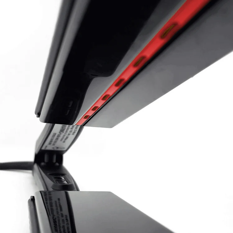 Premium Infrared Black Titanium Flat Iron 1.5"