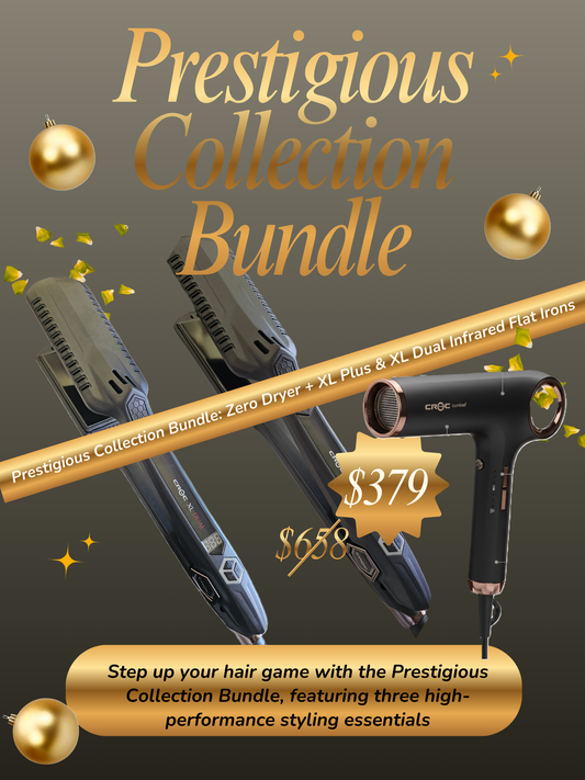 Prestigious Collection Bundle: Zero Dryer + XL Plus & XL Dual Infrared Flat Irons