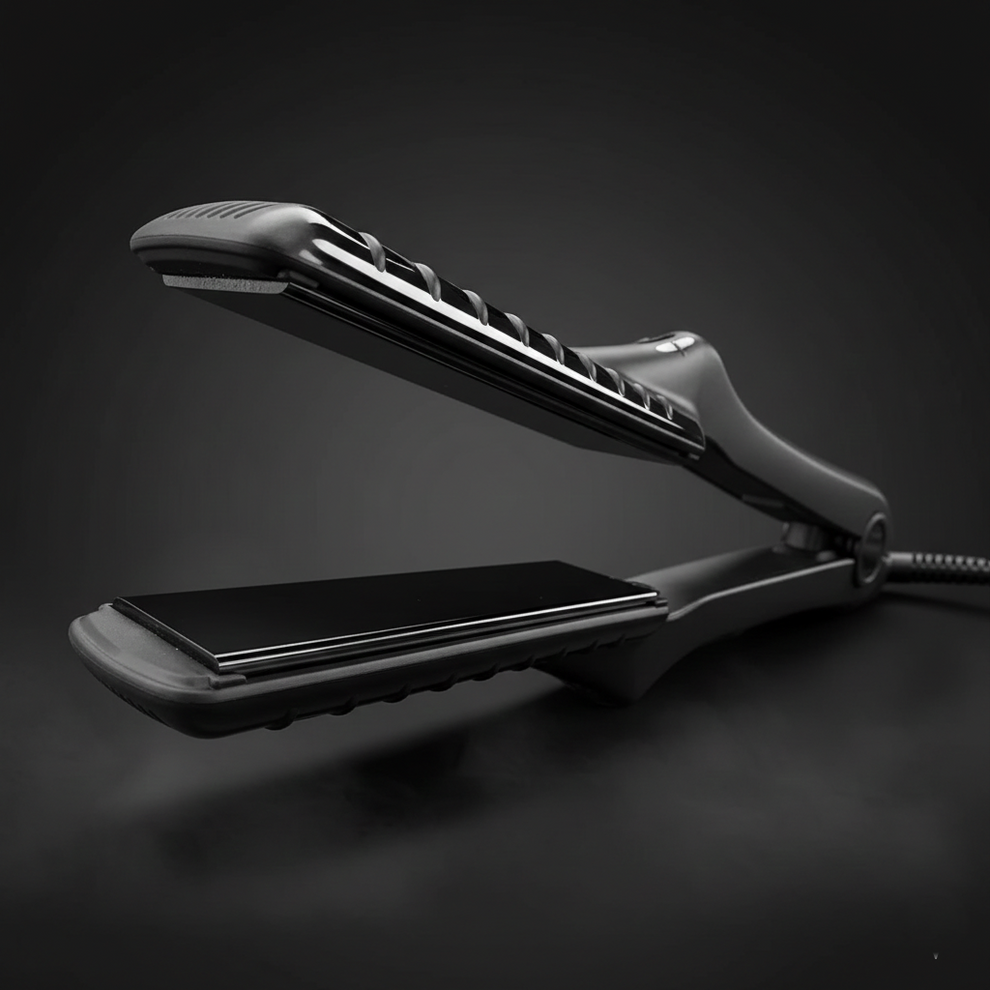 LED Black Titanium Flat Iron 1
