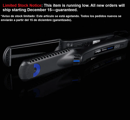 Premium Pico Infrared Black Titanium Flat Iron 1.5" PREORDER - shipping 15th december