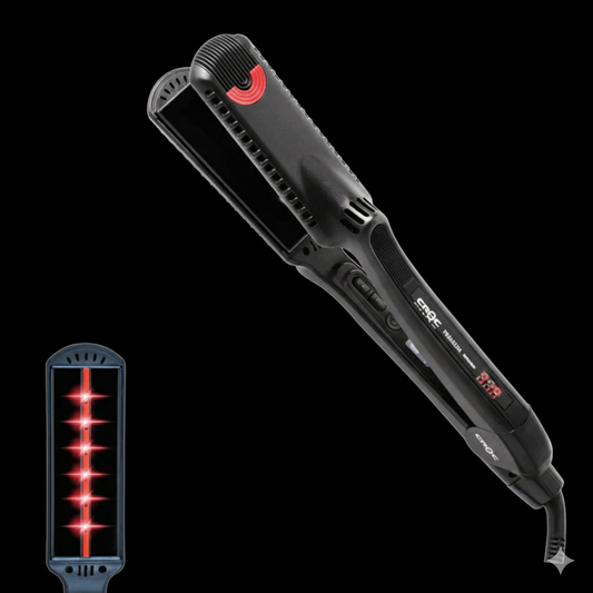 Premium Infrared Black Titanium Flat Iron 1.5"